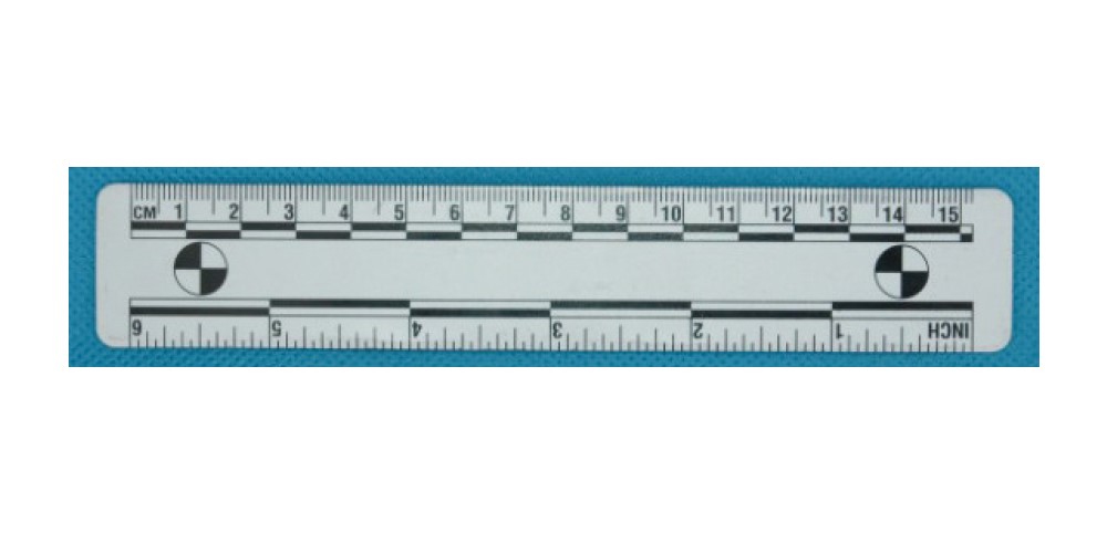 15厘米白色磁性比例尺
