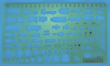 交通現(xiàn)場繪圖模板軟質(zhì)尺